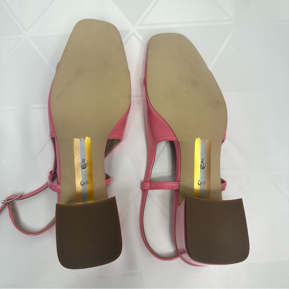 Sam Edelman Women's Tarra 2 Slingback Heel Pink Lotus Size 6.5 NWOB - Picture 9 of 10